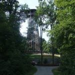 Lausanne, tour de Sauvabelin, tour en bois